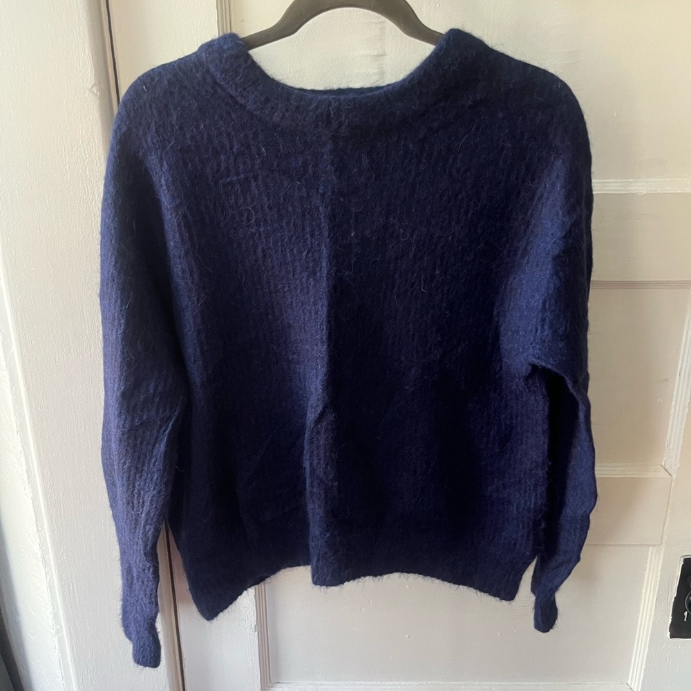 Everlane Deep Blue Women's Crew Neck Sweater